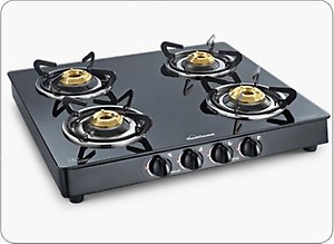 Sunflame CLASSIC 4B BK Burner Glasstop Gas Stove price in India.