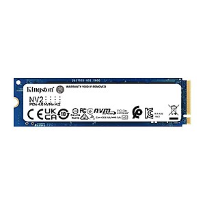 Kingston NV2 2TB M.2 2280 NVMe Internal SSD | PCIe 4.0 Gen 4x4 | Up to 3500 MB/s | SNV2S/2000G price in India.