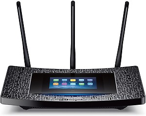 TP-Link Touch P5 AC Touch Screen Wi-Fi Gigabit 1900 Mbps Wireless Router(Black, Dual Band) price in India.