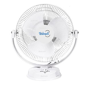 Babrock High Speed Mini Wall Cum Table Fan Small Size 3 Speed Setting with powerful copper touch motor 12 Inch White AP 300 MM Table Fan for home, Office, Kitchen || R@743 price in India.