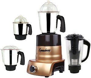 Speedway MA ABS Body MGJ 2017-155 MA MGJ 2017-155 750 Mixer Grinder (4 Jars, Multicolor) price in India.