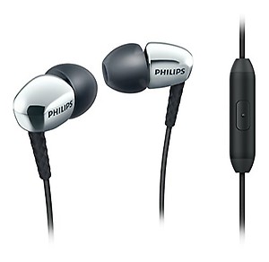 Philips SHE3905 In Ear Wired Earphones With Mic Silver price in India.
