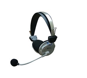Zebronics 1000HMV Headphones with Mic (Silver) price in .