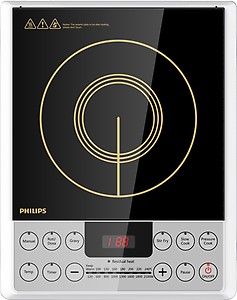 PHILIPS HD 4929/01 Induction Cooktop(Silver, Black, Push Button) price in India.