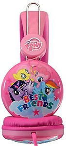 Hasbro My Little Pony Headphones Wired without Mic Headset  (Pink, On the Ear) price in India.