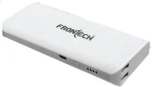 Frontech 8000 mAh Power Bank(White, Lithium-ion, for Mobile) price in India.