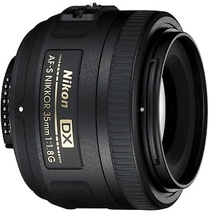 NIKON AF-S NIKKOR 50mm f/1.8G Standard Prime Lens(Black, 90 mm) price in India.