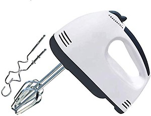 Easymart KitchenElectric Hand Mixer and Blenders with Chrome Beater and Dough Hook Stainless Steel Attachments - Speed Setting - Beater for Cake Egg Bakery price in India.
