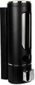 Aster Cylindrical Multi Purpose Wall Mounted Liquid Soap/Shampoo/Hand Wash/Lotion/Conditioner/Sanitizer/Gel Dispenser for Home, Office Bathroom & Kitchen Sink(350 ml, ABS, Black Color) (Pack of 1) 350 ml Liquid, Gel, Lotion, Foam, Conditioner, Soap, Shampoo, Sanitizer Stand Dispenser  (Black)