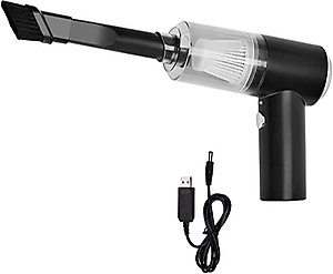 BHRAKUTI Handheld Vacuum Car Cleaner Air Duster Wireless Rechargeable Home Pet Hair Vacuum with Powerful Cyclonic, Portable USB Vacuum Cleaner with LED Light for Home (2 in 1 Vaccum Cleaner 120 w) price in India.