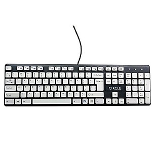 Roop Computer Circle C-23 Performer Wired Keyboard (White) price in India.