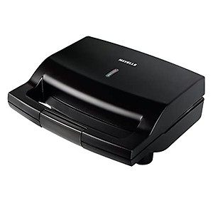 Havells Big Fill 2 Slice 750 watt Sandwich Maker with LED Indicator, Non Stick Coated Plate (Black), (Model: GHCSTCWK075) price in India.