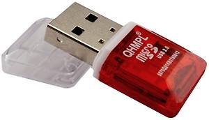 Quantum QHM5570 T Flash Micro SD Card Reader (Red) price in India.