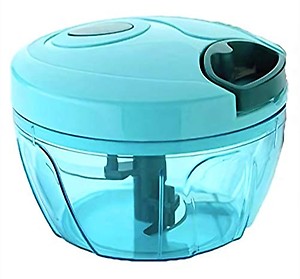 SHOIN Vegetable & Fruit Handy Chopper/Cutter 2 in 1 (450 ml, Grey) price in India.