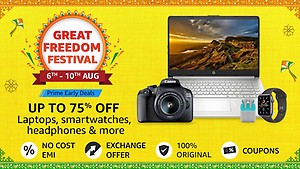 Upto 75% off on Laptop, Watches and Headphone