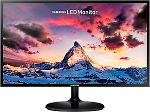 Samsung 27 inch (68.6 cm) LED Backlit Computer Monitor - LS27F350FHWXXL (Black) with Logitech MK215 Keyboard Combo price in India.