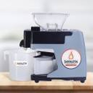 savaliya Fully Automatic Home Use Oil Press/Maker Machine (Grey) 400 W Food Processor  (Brown)