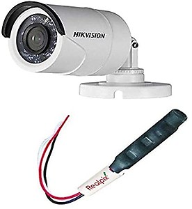 J.K.VISION PVC Box Bundle with Hik-Vision 2MP 1080P Full HD Night Vision Outdoor Bullet Camera ( DS-2CE1AD0T-IRPECO) price in India.