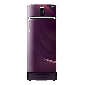 SAMSUNG 225 L Direct Cool Single Door 4 Star Refrigerator  (Rythmic Twirl Red, RR23A2F3X4R/HL) price in India.