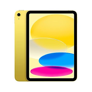 Apple iPad (10th Generation): with A14 Bionic chip, 27.69 cm (10.9?) Liquid Retina Display, 64GB, Wi-Fi 6, 12MP front/12MP Back Camera, Touch ID, All-Day Battery Life – Yellow price in India.