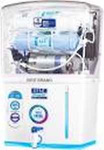 KENT Grand RO Water Purifier | 4 Years Free Service | Multiple Purification Process | RO + UF + TDS Control + UV LED Tank | 8L Tank | 20 LPH Flow | White price in India.