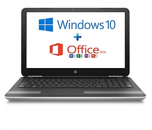 HP 15-au620tx (Z4Q39PA) (Core i5 (7th Gen)/8 GB/1 TB/39.62 cm (15.6)/Windows 10 Home/2 GB Graphics) (Silver)with MS Office Home & Student price in India.