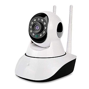 Rambot Portable Wireless Hd IP WiFi Wireless Hd IP Security Camera Dual Antenna Live View with Sd Card Slot