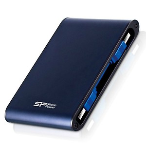 SP Silicon Power Armor A80 1TB Rugged External Hard Drive, Metal Casing Military-Grade Shockproof Water-Resistant USB 3.0 Portable HDD, Blue price in India.