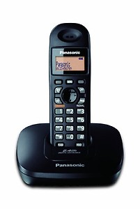 Panasonic KX-TG3611BXB Cordless Landline Phone (Black ) price in India.