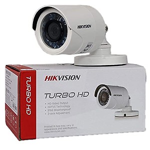 HIKVISION 2MP Eco HD 1080P Night Vision Bullet Outdoor Wired CCTV Camera for 2MP & Above DVRs, White price in India.