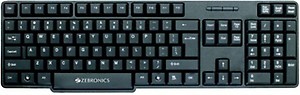 Zebronics K11 USB External Keyboard With Wire price in India.