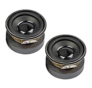 AVS COMPONENTS Set of 2 Pcs 2 Inch 4 Ohm 3W Speaker Audio Speaker for DIY Home Theater Bluetooth Music Sound Woofe price in India.