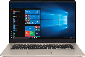 Asus Vivobook S510UN - BQ052T Notebook Core i7 (8th Generation) 8 GB 39.62cm(15.6) Windows 10 Home without MS Office 2 GB Gold price in India.