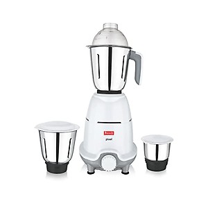 Suruchi Pixel 550Watts Mixer Grinder with 3 Stainless Steel jars | 2 Years Warranty on Motor | Pink price in India.
