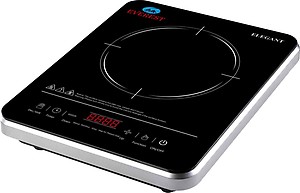 EVEREST Elegant Induction Cooktop  (Black, Touch Panel) price in India.