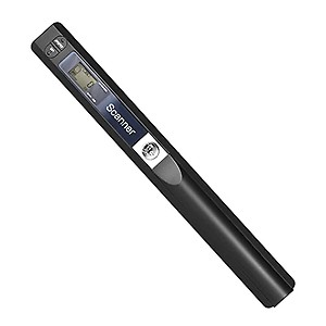 BISOFICE Portable Handheld Wand Wireless Scanner A4 Size 900DPI JPG/PDF Formate LCD Display with Protecting Bag for Business Document Reciepts Books Images price in India.