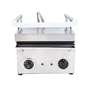Kiran Enterprise Metal 4 Slice Heavy Sandwich Griller Suitable For Restaurants Hotels And Commercial Purpose, 2500 Watts, White price in India.