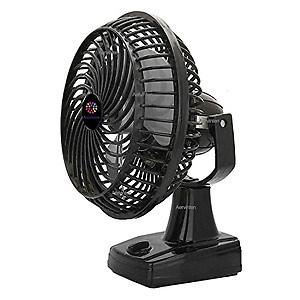 Aervinten Wall Cum Table fan 3 in 1 Fan Limited Edition Cutie fan Non Oscillating Fan High 3 Speed mode with powerful Copper motor HSLV Technology Make in India 9 inch Model – Black cutie O@87 price in India.