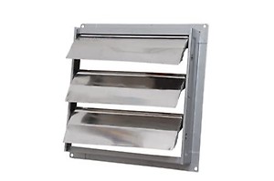 STARTRACK™ Exhaust Fan Shutter/Louver Metal & Silver Size- (12 INCH) price in India.