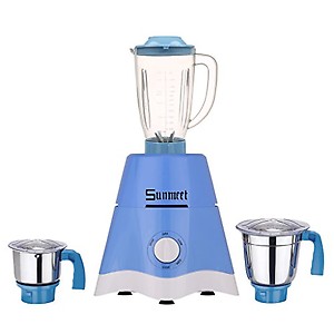 Sunmeet Red Silver Color 750Watts Mixer Juicer Grinder with 4 Jar (1 Juicer Jar with Filter, 1 Large Jar, 1 Medium Jar and 1 Chutney Jar) MAN20-SUN-809 Make in India (ISI Certified) 100% Copper price in .