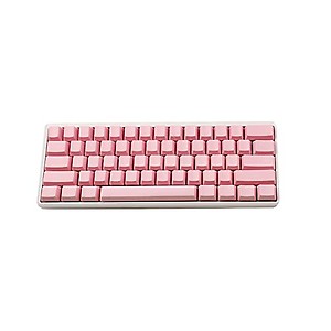 YMDK White Blank Thick PBT OEM Profile 61 ANSI Keycaps for MX Switches Mechanical Keyboard price in India.