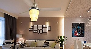 Luminous London Big Ben 1200mm Ceiling Fan for Home and Office with LED light & IR Remote (2 year warranty, British Beige) price in India.