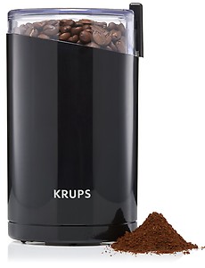 Krups Stainless Steel Black Fast Touch Oval Electric Spice And Coffee Grinder With Free Cleaning Brush price in India.