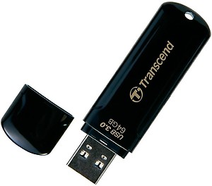 Transcend JetFlash 700 64GB USB 3.0 Pen Drive (up to 80MB/s) (TS64GJF700) price in India.