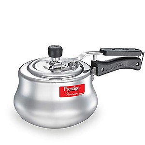 Prestige Svachh, 10756, 3 L, Aluminium Inner Lid Pressure Handi, with Deep Lid for Spillage Control, Silver, 3 Liters price in India.
