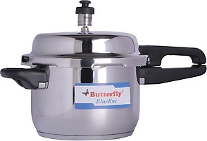 Butterfly Blue Line 3 L Induction Bottom Pressure Cooker  (Stainless Steel) price in .