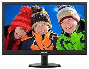 Philips 193V5Lsb2/94 19 Inch (48.26 Cm) 1366 X 768 Pixels, Smart Control Monitor with Tft/LCD Display Vga Port, 5 Ms Response Time, Full Hd, Free Sync, 60Hz Refresh Rate, Flicker Free, Black price in India.
