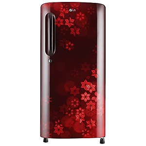 LG 185 L Direct Cool Single Door 3 Star Refrigerator with with Fast Ice Making Moist &#x27;N&#x27; Fresh  (Scarlet Quartz, GL-B201ASQD) price in .