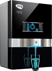 Pureit by HUL ULTIMA MINERAL 10 L RO + UV + MF Water Purifier with Digital Purity Indicator  (Black) price in India.