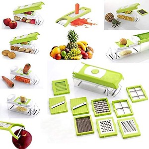 WOLTAX 12 in 1 Multipurpose Vegetable and Fruit Chopper Cutter Grater Slicer, Vegetable & Fruit Chopper price in India.